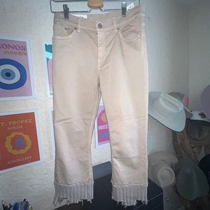 Paige DONDUP Los Angeles Capri Stretch pants Jean 26 Loose Fit 210$ Hamptons